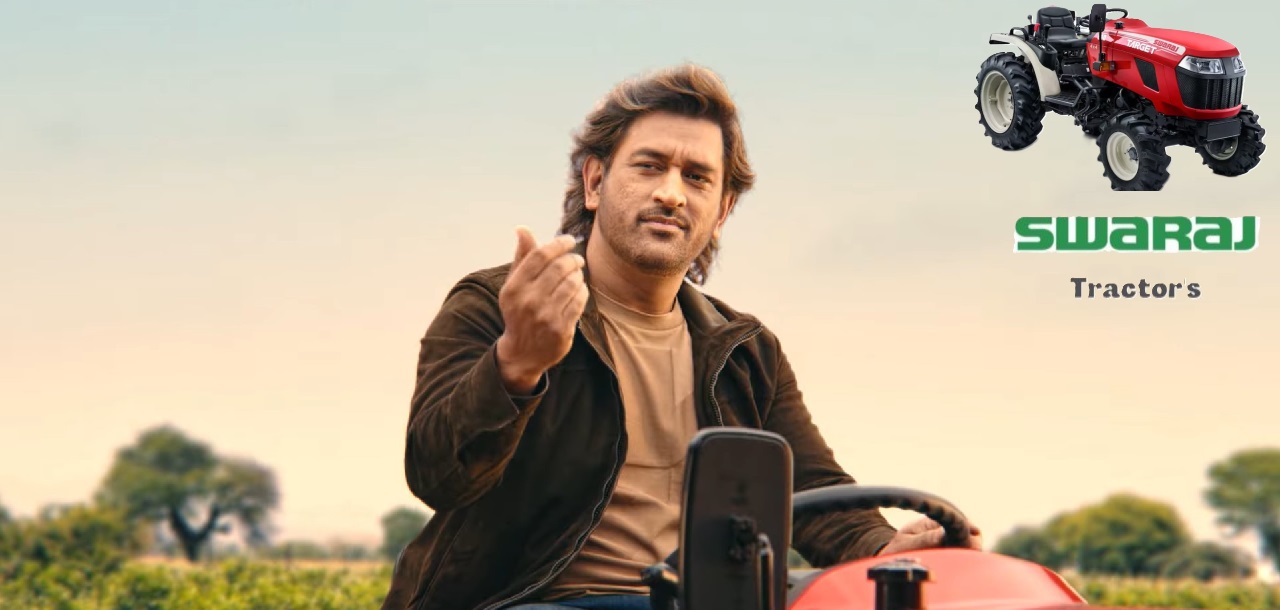 Dhoni makes a visit to a friend’s farm in the latest campaign by Swaraj Tractors.