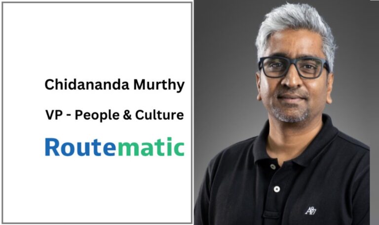 Routematic names Chidananda Murthy VP of People & Culture ...