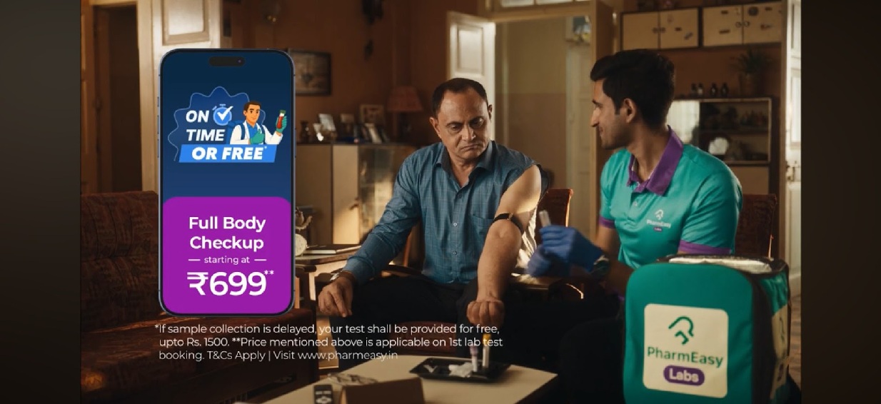 PharmEasy marks TV comeback with diagnostics campaign, promises ‘On-Time or FREE’ lab test