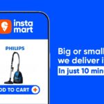 Instamart’s new ad humorously showcases its ‘Big to Small, We Deliver It All’ promise.