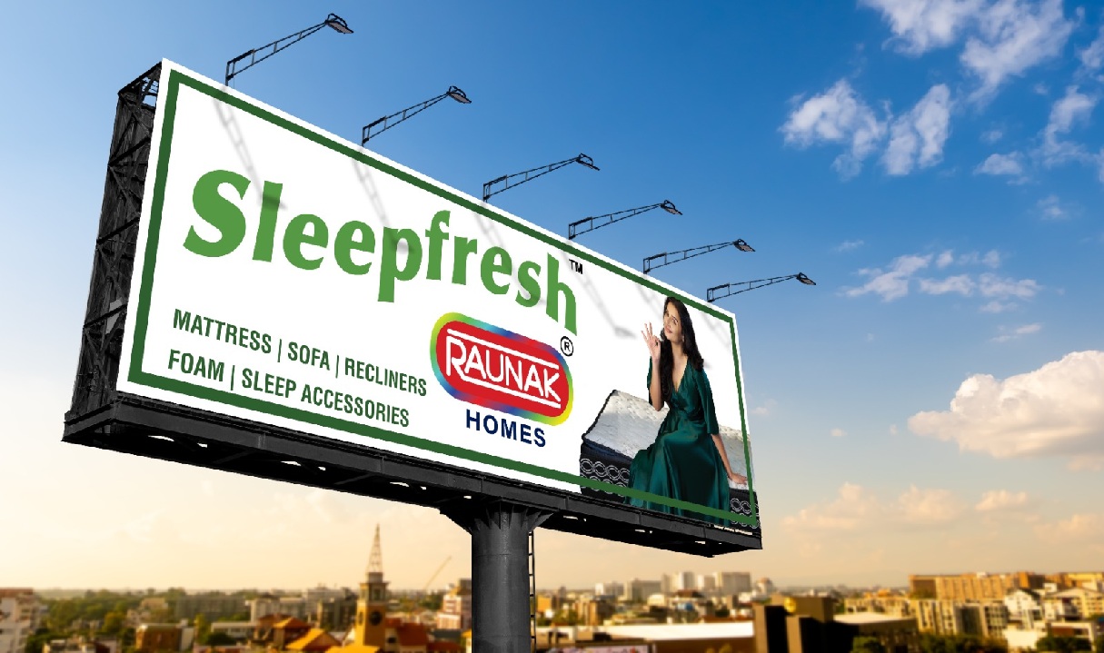 Vidya Balan fronts Sleepfresh’s OOH campaign as the brand enters recliners and seating.