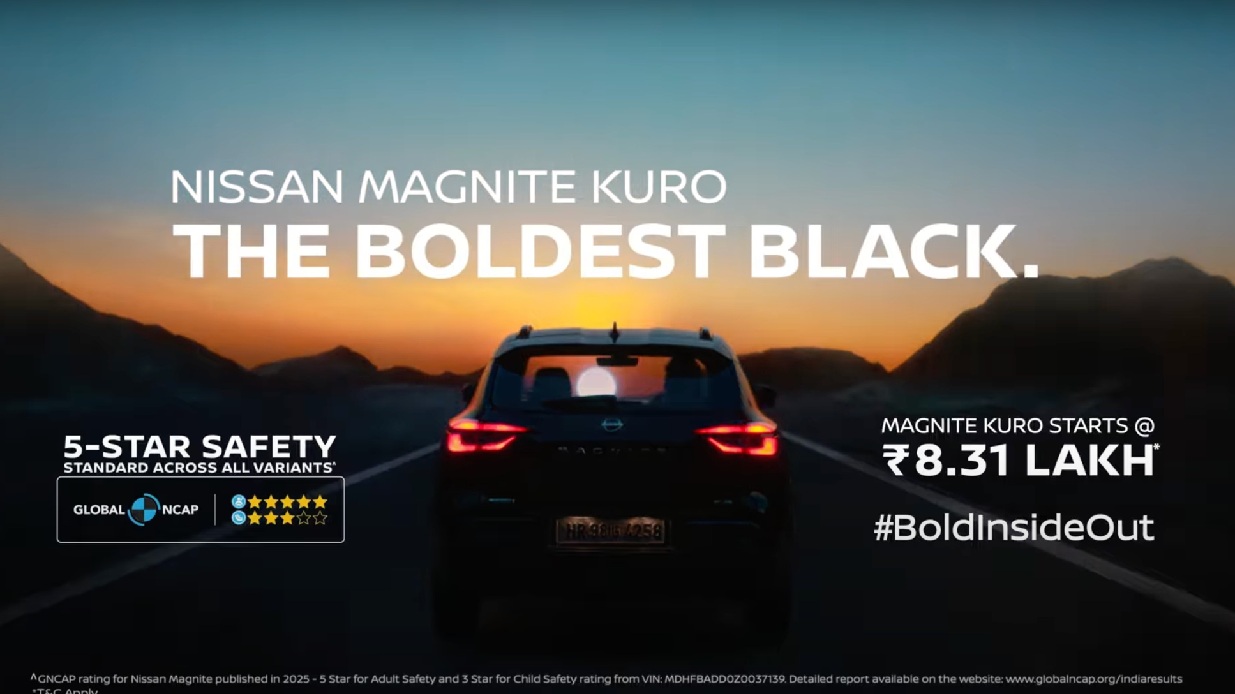 Nissan Magnite Kuro Edition stars in TBWA\India, OMD India campaign.