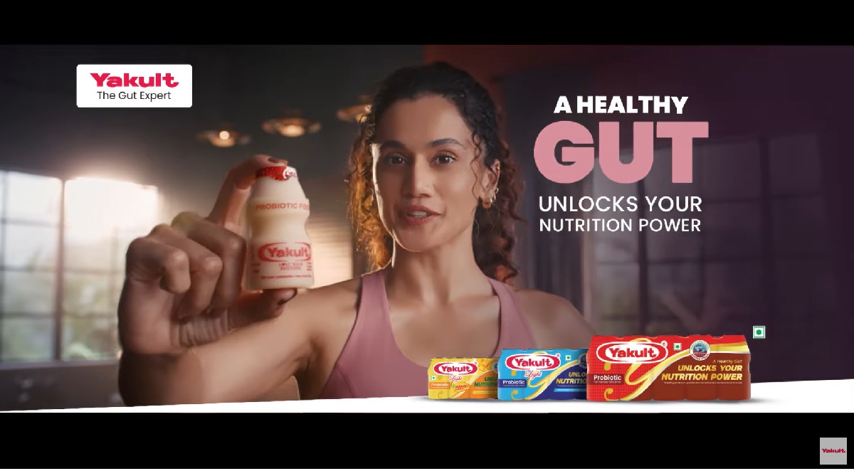 Yakult India introduces New TVC highlighting the importance of Gut Health and Nutrition absorption with Tapsee Pannu