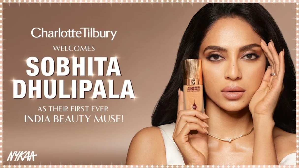 Sobhita Dhulipala named brand face of Charlotte Tilbury’s debut India campaign