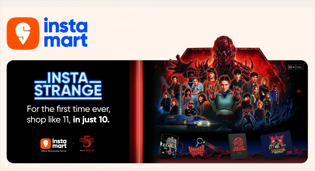 Netflix and Instamart Unveil Telekinesis Shopping for Stranger Things Finale